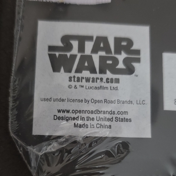 (J23) Star Wars Black and White Ornaments Set Of 2 - Picture 3 of 4